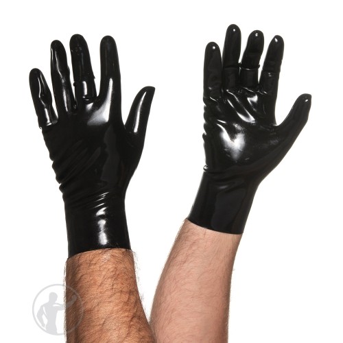Rubber Wrist Length Gloves