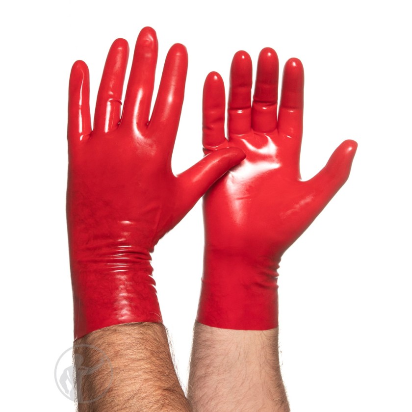 Rubber Wrist Length Gloves