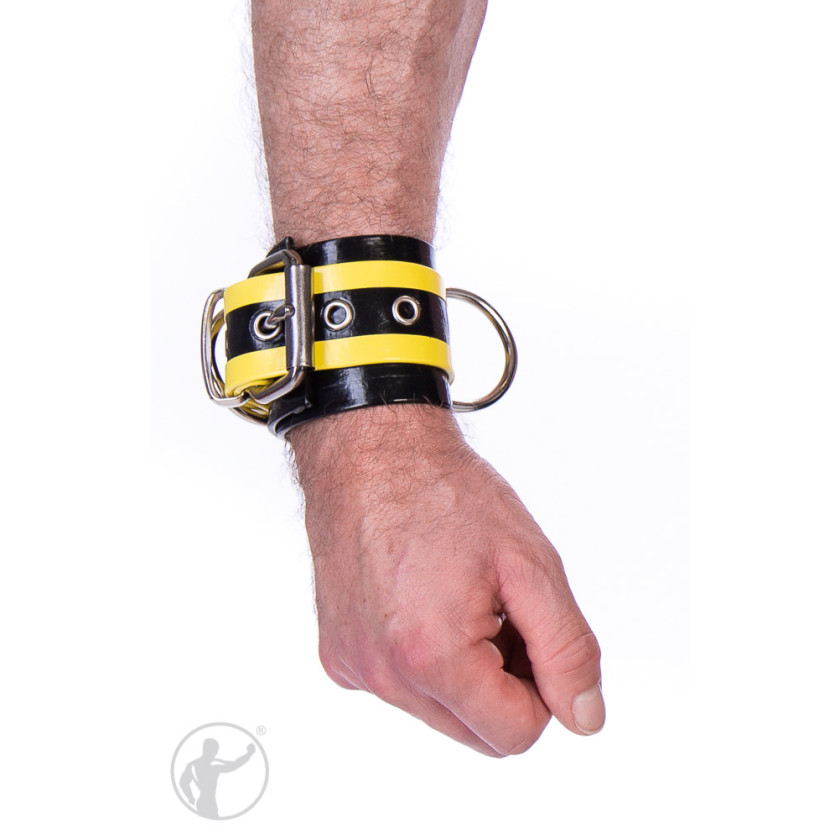 Rubber Lockable Wrist Restraints Custom 16cm