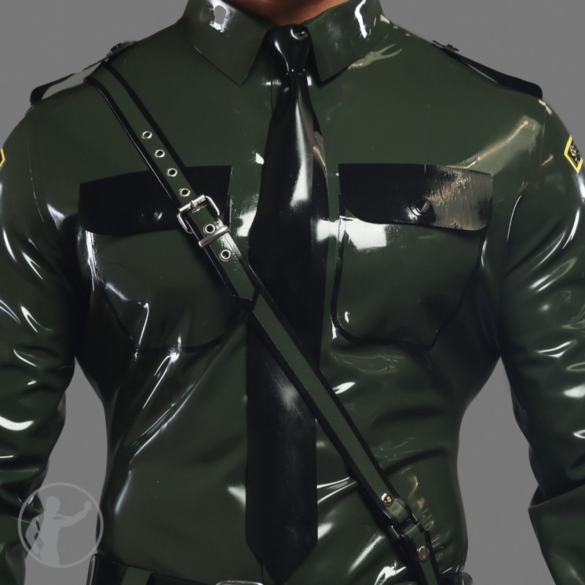 Rubber Clip On Tie