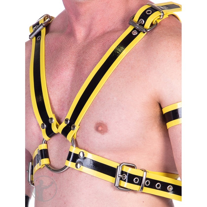 Rubber Upper Body Harness With Trim