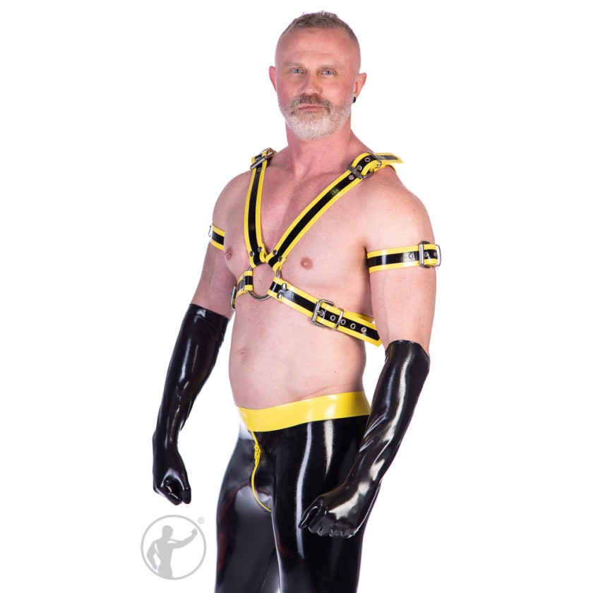 Rubber Upper Body Harness With Trim