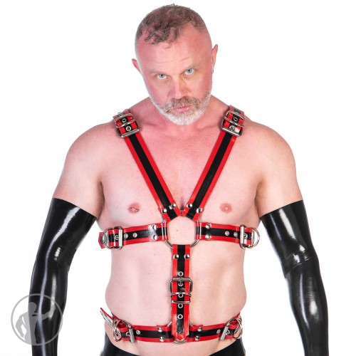 Rubber Full Body Harness With Trim