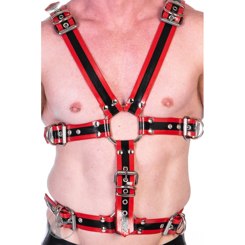 Rubber Full Body Harness With Trim