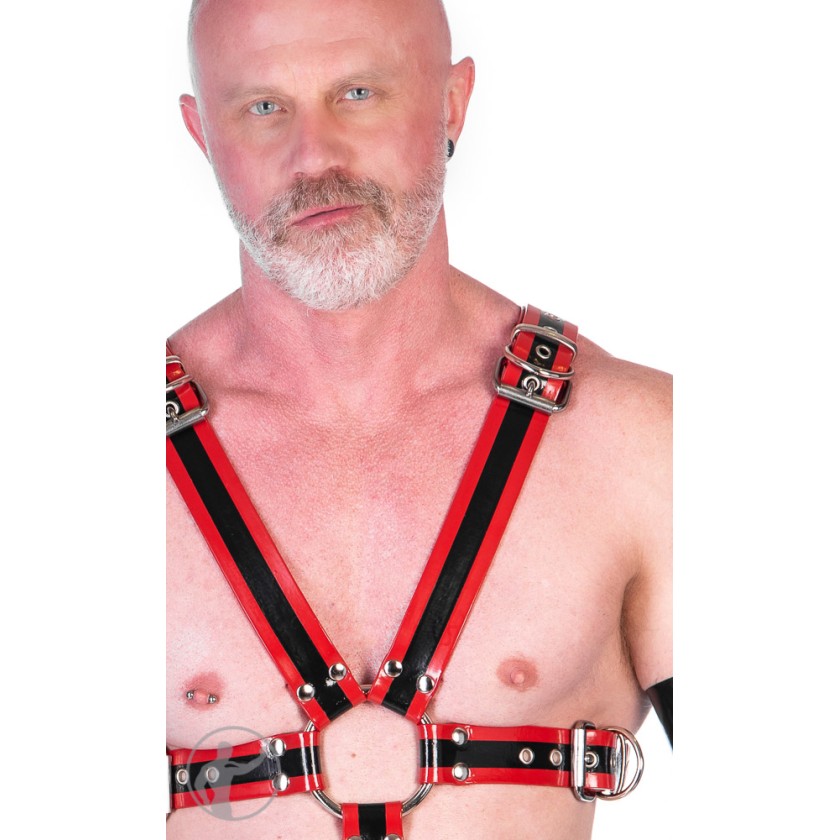 Rubber Full Body Harness With Trim