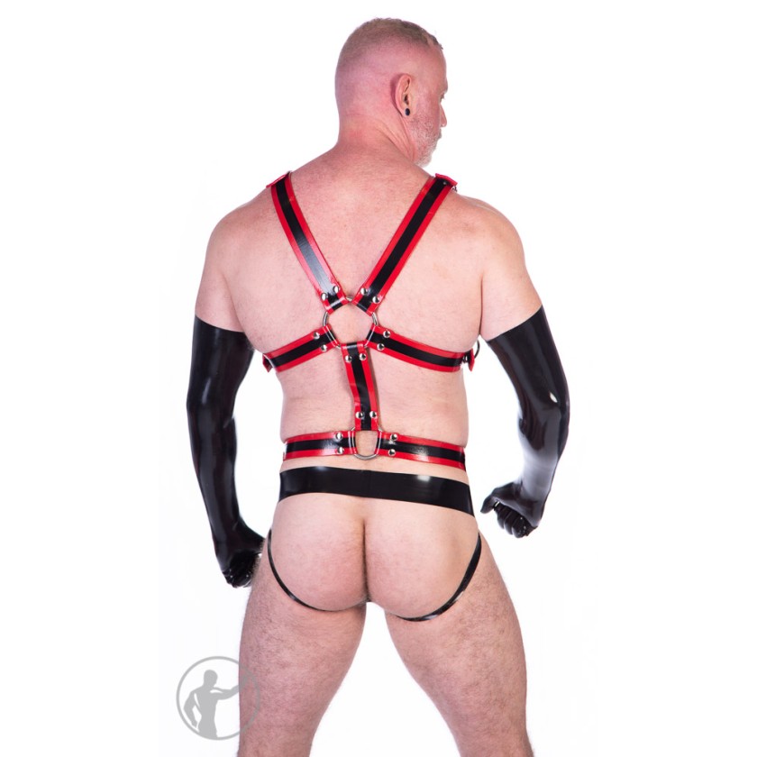 Rubber Full Body Harness With Trim