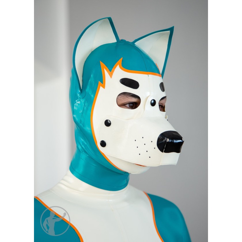 Latex K-9 Hood