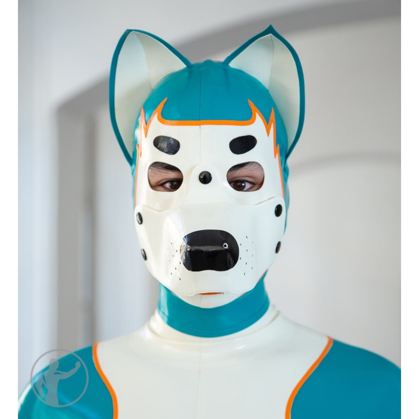 Latex K-9 Hood