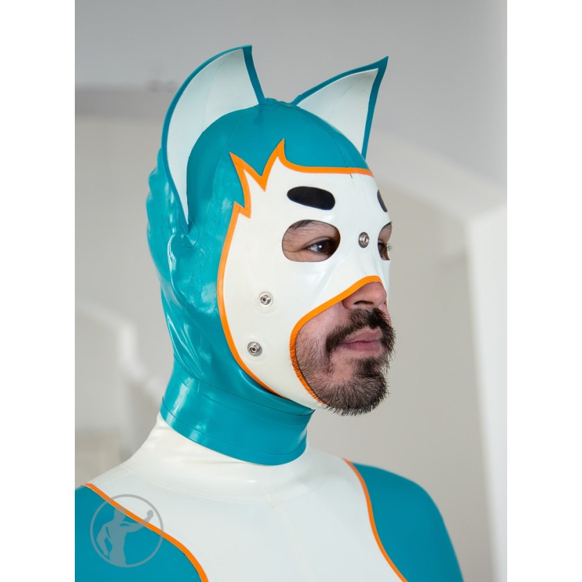 Latex K-9 Hood