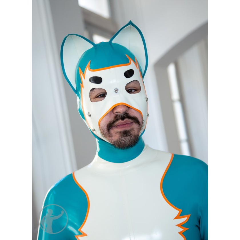 Latex K-9 Hood