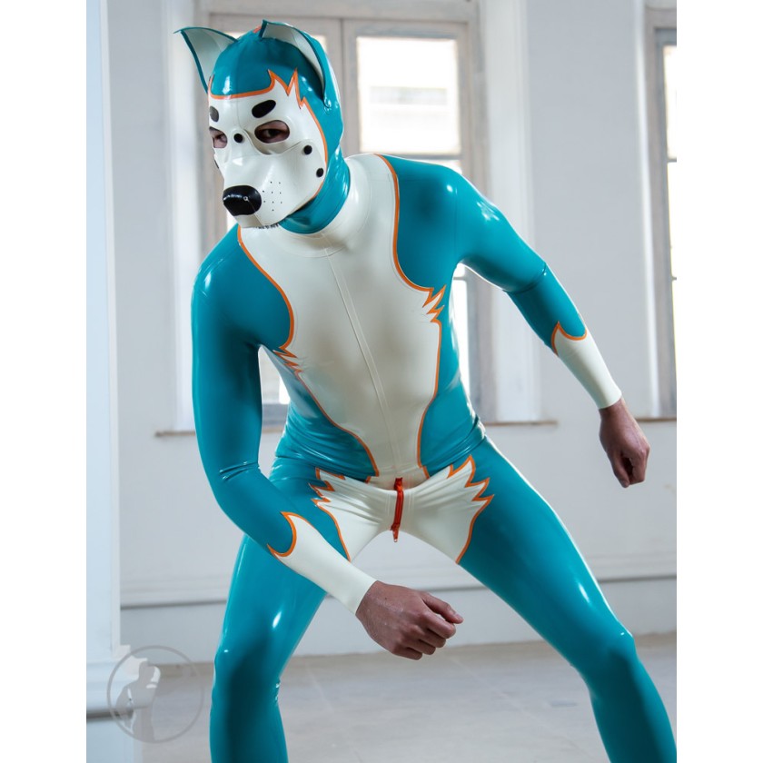 Latex K-9 Hood