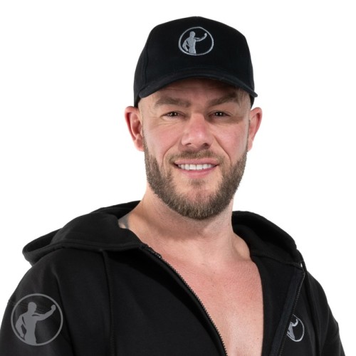 Invincible Rubber Black Baseball Cap