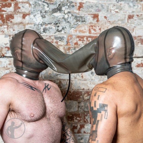 Rubber Double Breathing Hood