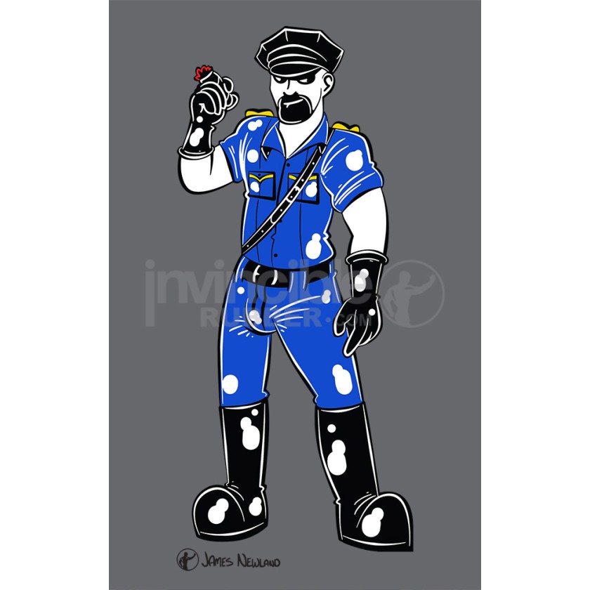 James Newland Rubber Cop Printed T-shirt Extra Small