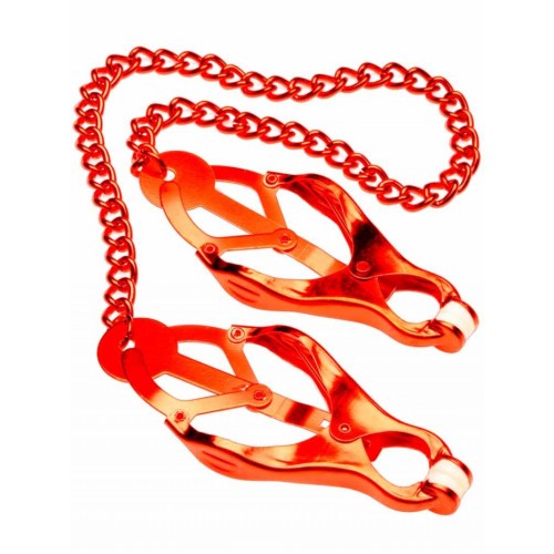 Mr Fist Nipple Japanese Clamps Red