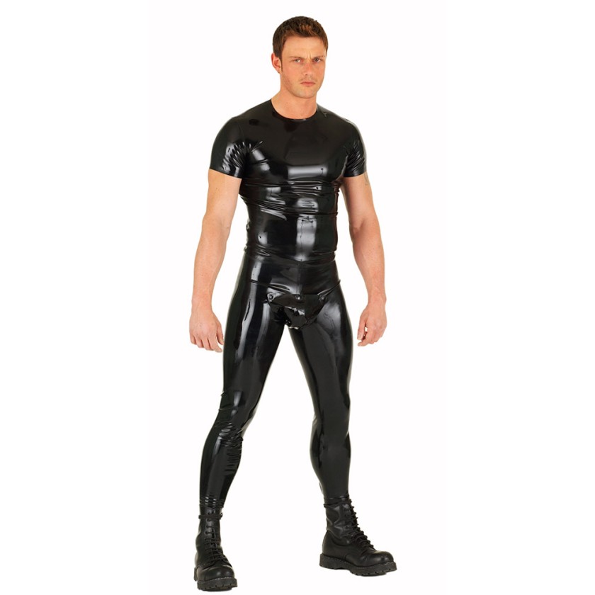 Rubber Cod Piece Leggings
