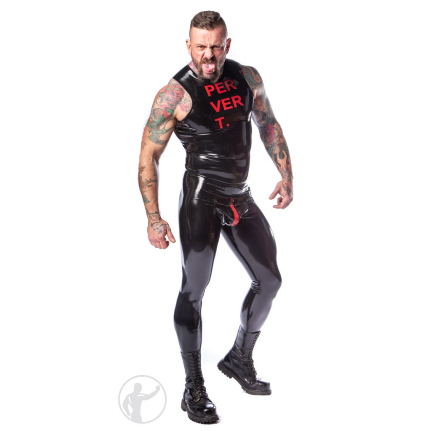 Rubber Pervert Cod Piece Leggings