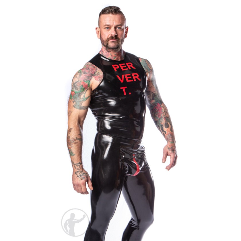 Rubber Pervert Cod Piece Leggings