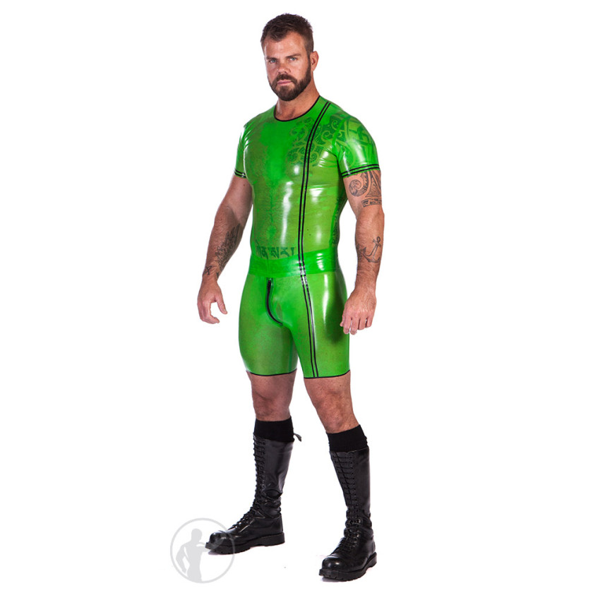 Rubber Trax Shorts Front Zip