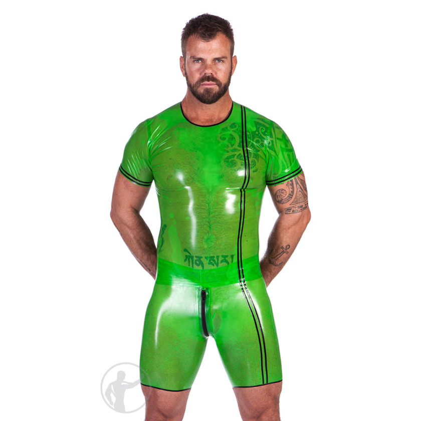 Rubber Trax Shorts Front Zip