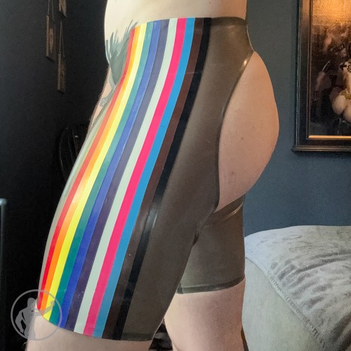 Rubber Pride Chaps Shorts