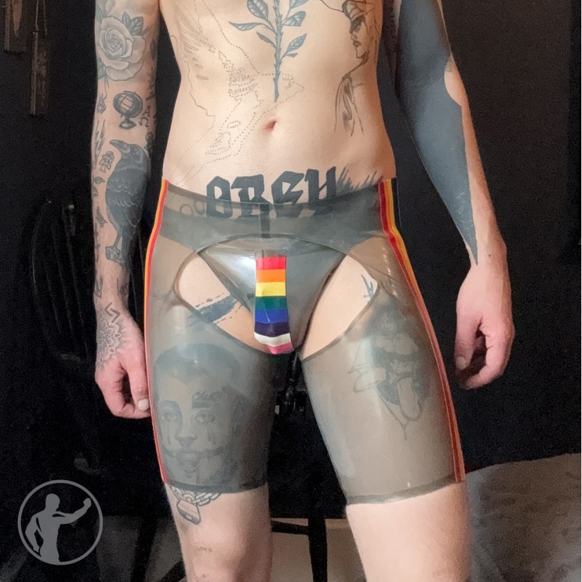 Rubber Pride Chaps Shorts