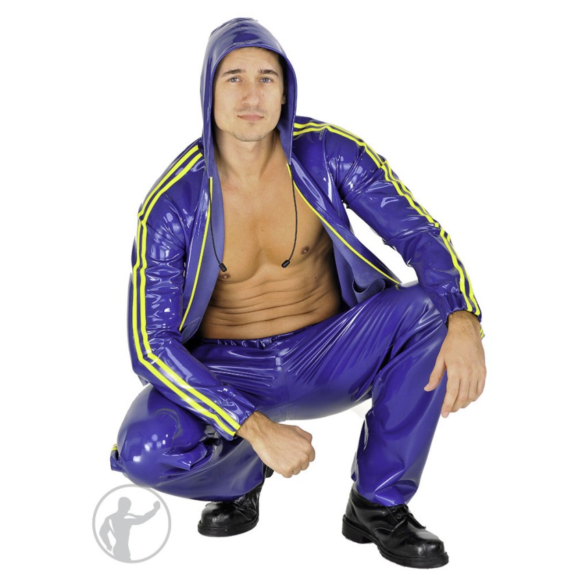 Rubber Hooded Tracksuit