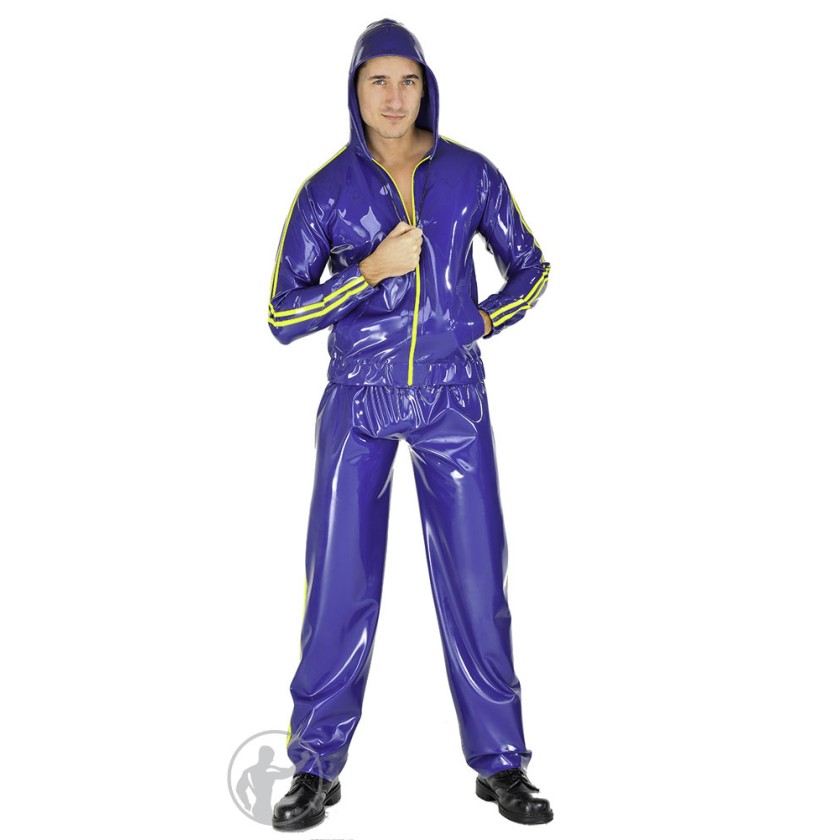 Rubber Hooded Tracksuit