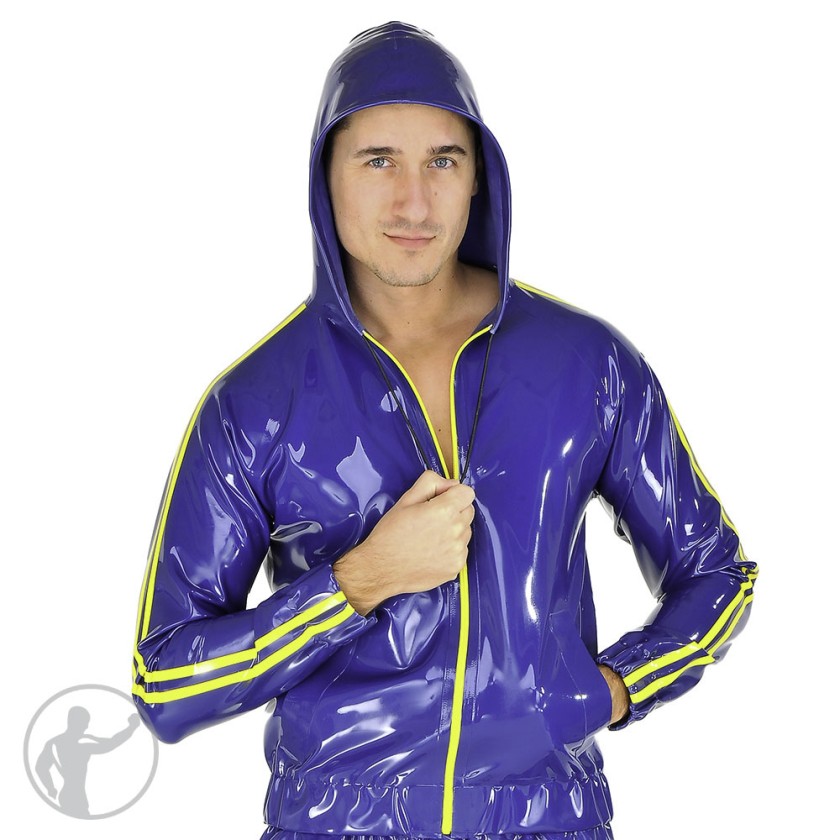 Rubber Hooded Tracksuit