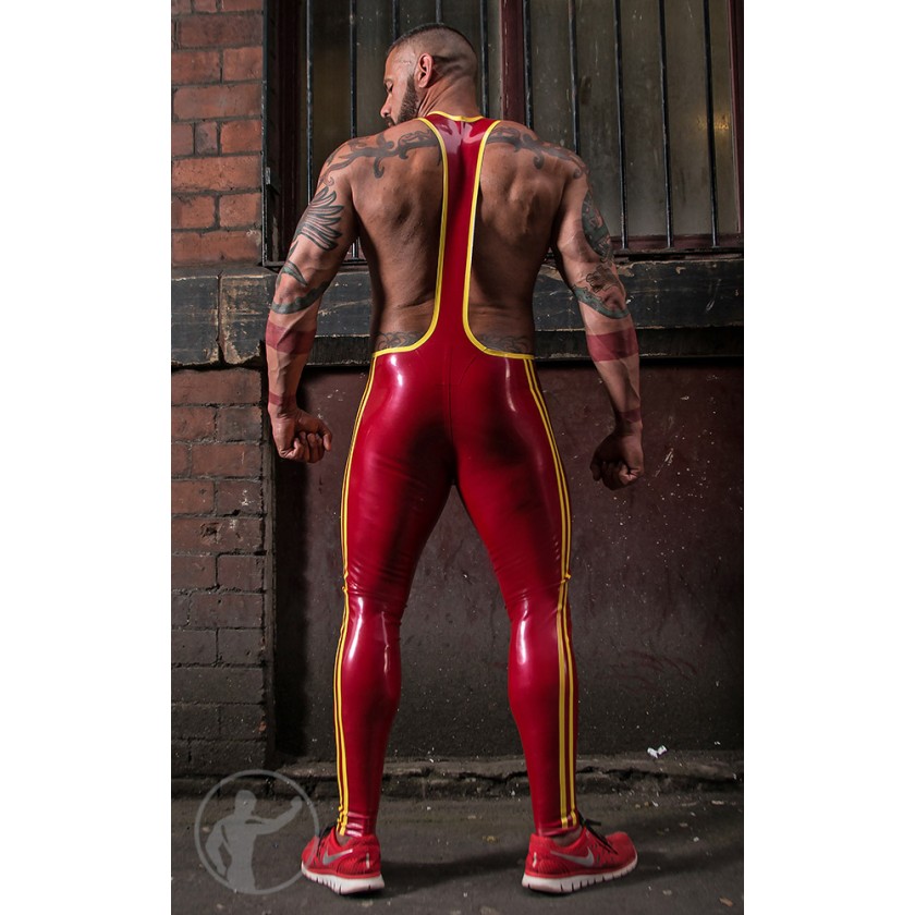 Rubber Pro Grappler Suit With Trim
