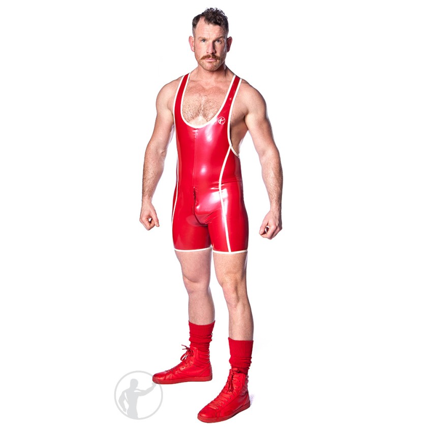 Rubber Team Trial Wrestling Singlet 