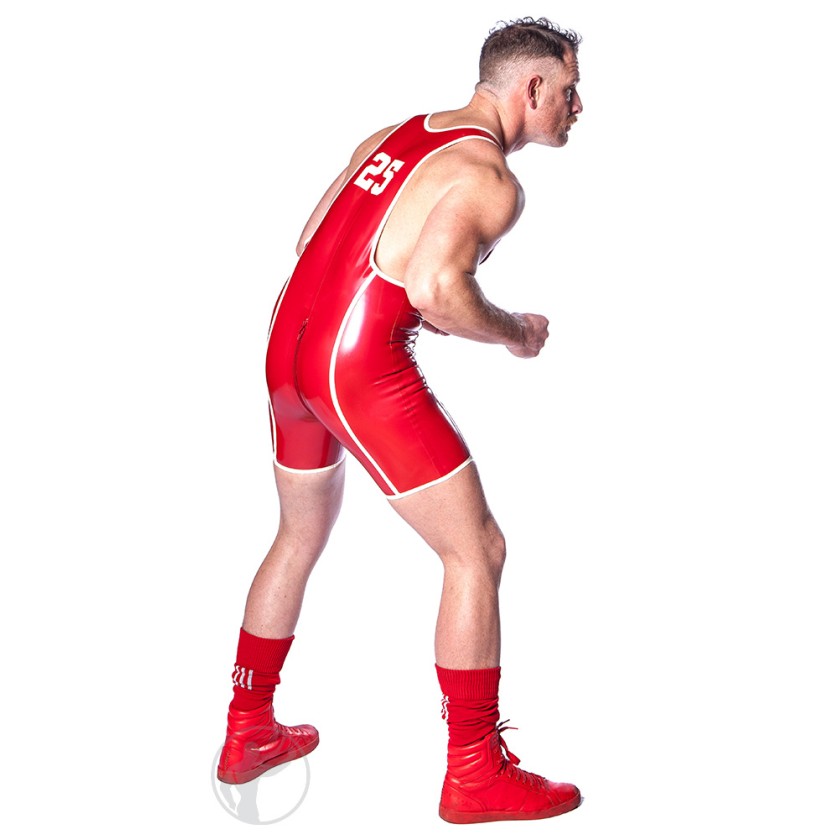 Rubber Team Trial Wrestling Singlet 