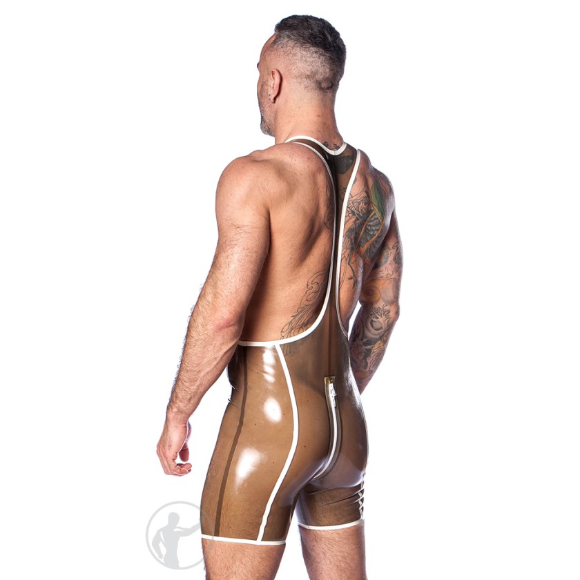 Rubber Coach Wrestling Singlet