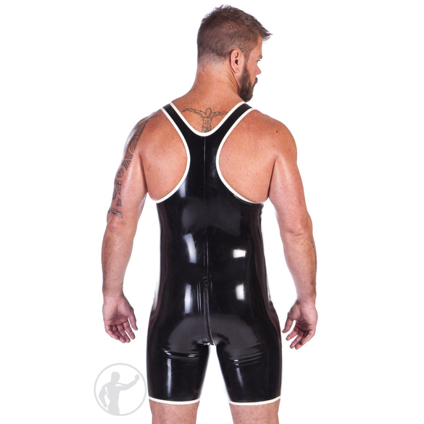 Rubber V2 Tri Suit with Rear Zip