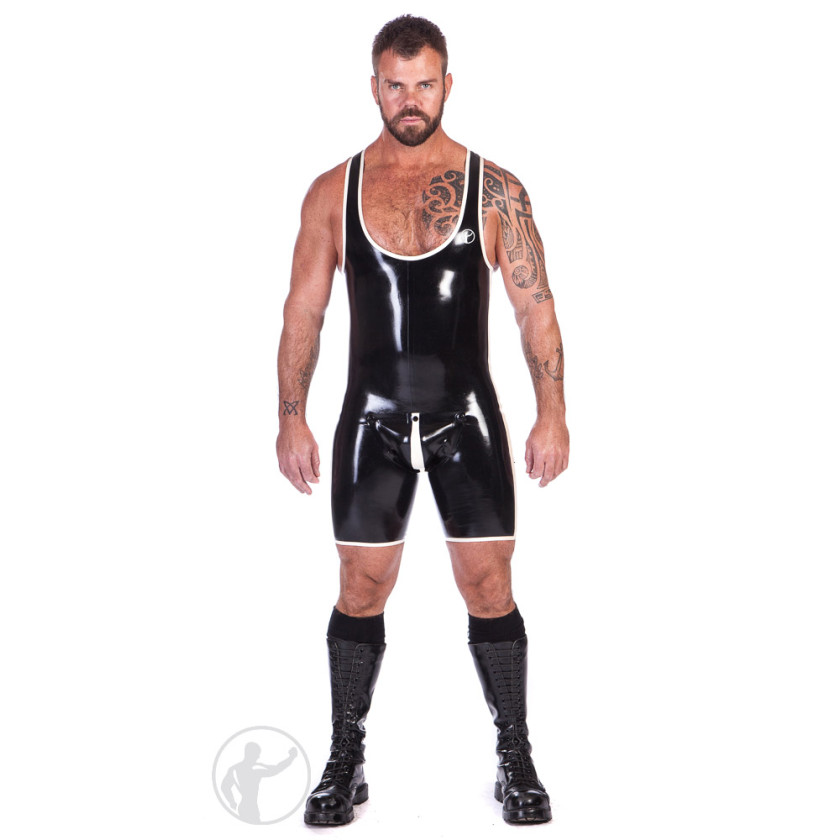 Rubber V2 Tri Suit with Rear Zip