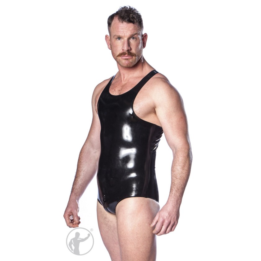 Rubber Saxon Unitard