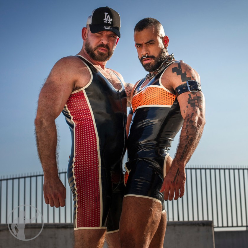 Rubber Romulus Tri Suit With Thru Zip