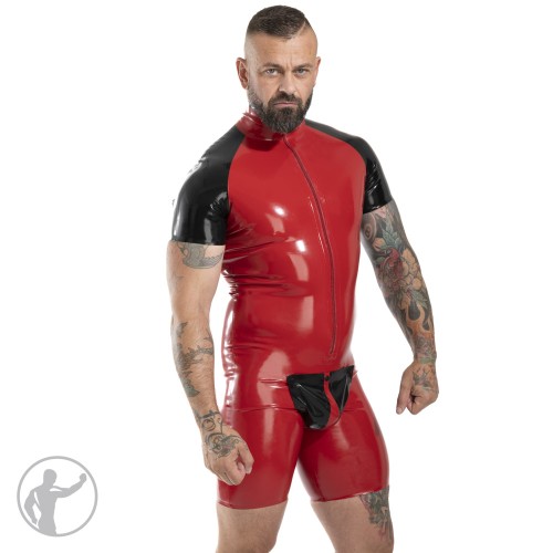 Rubber Raglan Sleeve Surfsuit Cod Piece