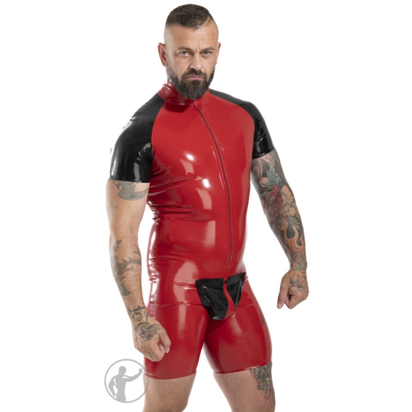 Rubber Raglan Sleeve Surfsuit Cod Piece