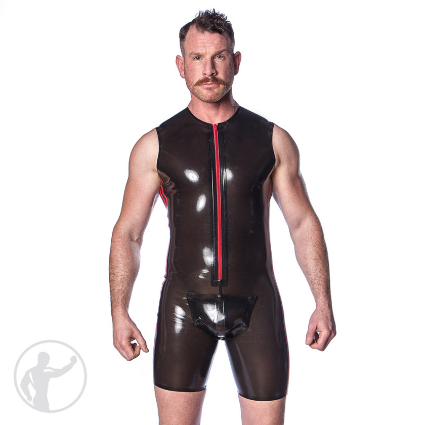 Rubber Tom Suit With Cod Piece