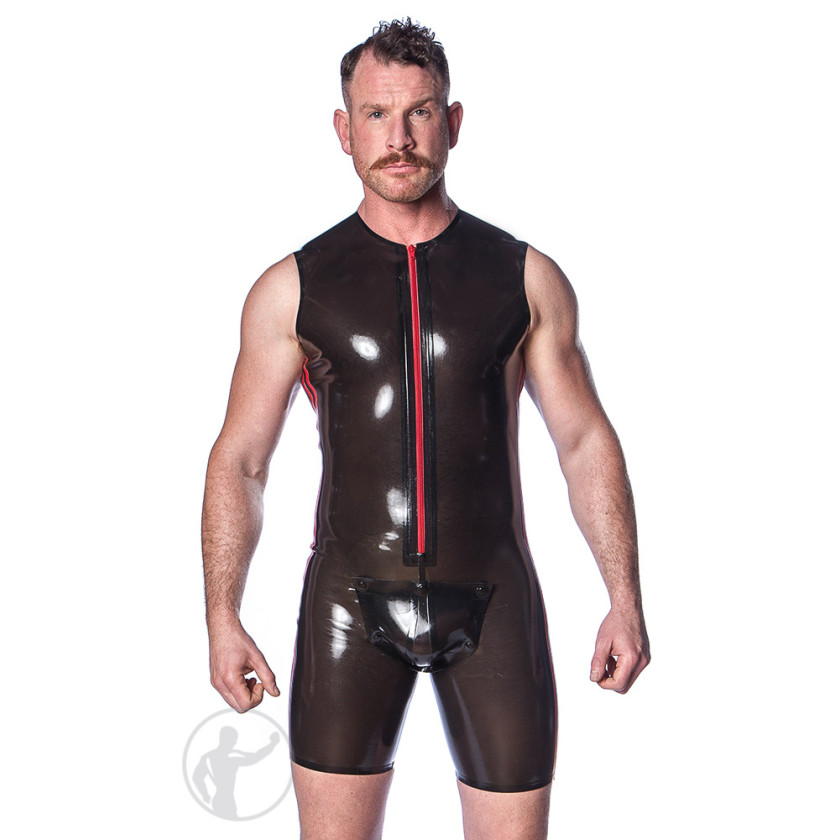 Rubber Tom Suit With Cod Piece