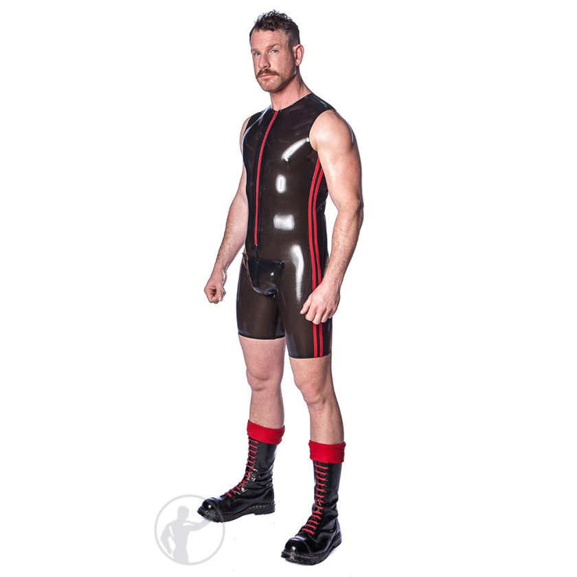 Rubber Tom Suit With Cod Piece