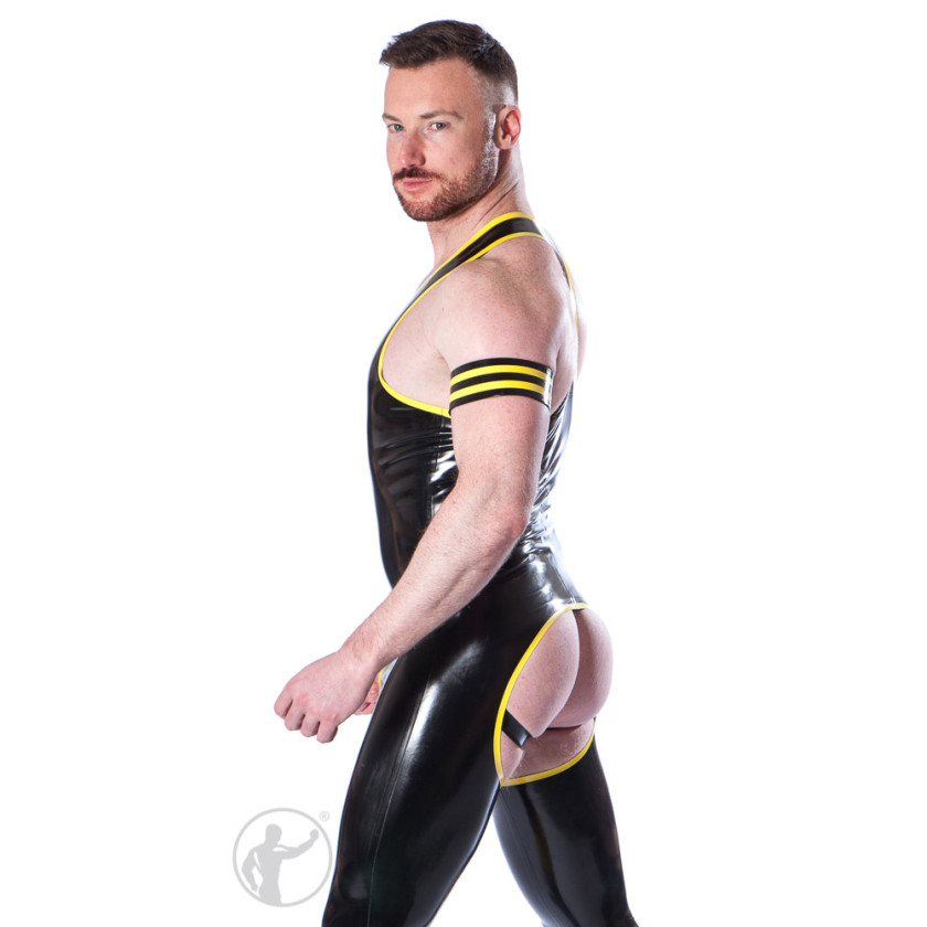 Rubber Sprinter Chaps Suit