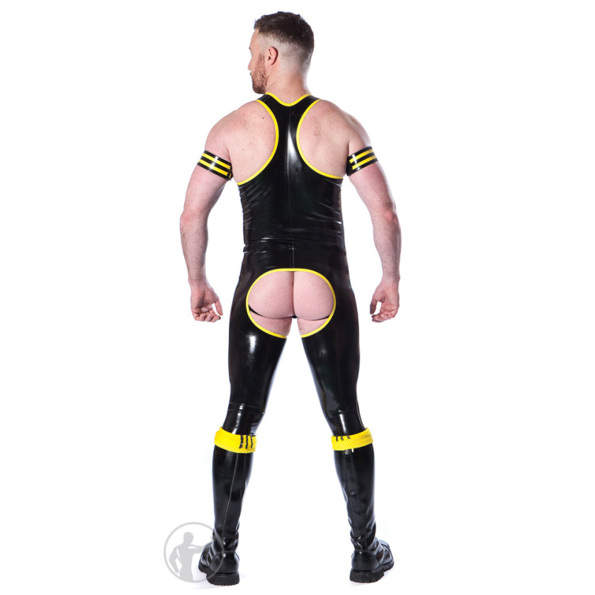 Rubber Sprinter Chaps Suit