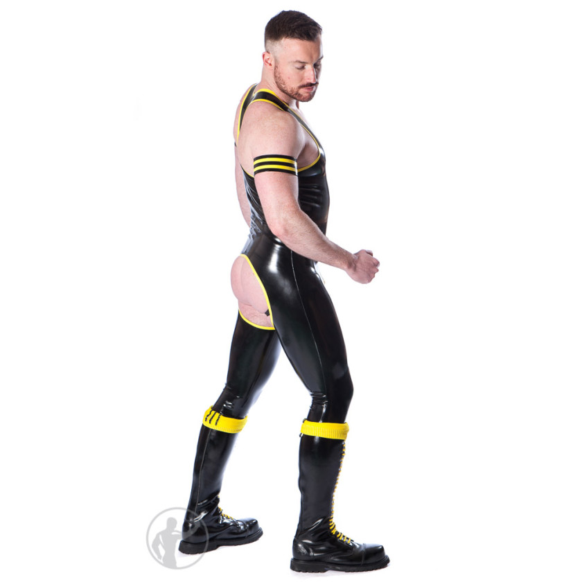 Rubber Sprinter Chaps Suit