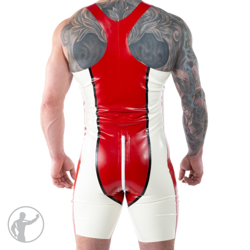 Rubber Xcelerator Tri Suit Thru Zip
