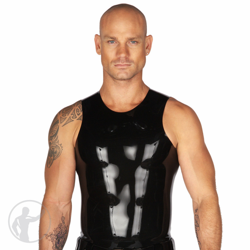 Rubber Muscle Cut T-Shirt Sleeveless