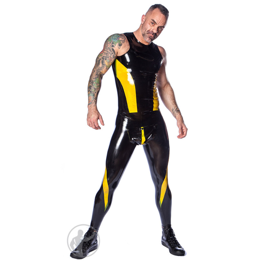 Rubber Vortex Sleeveless Top