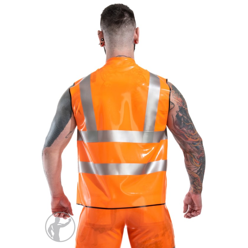 Rubber Hi Vis Vest