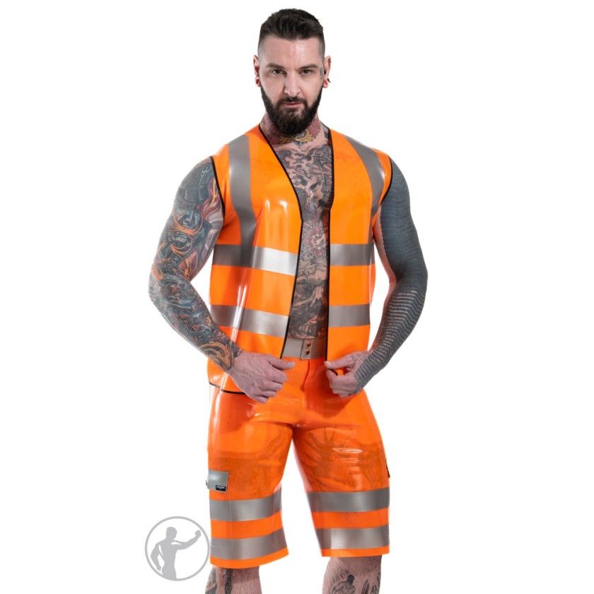 Rubber Hi Vis Vest